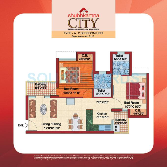 Shubhkamna City — floor plan 1