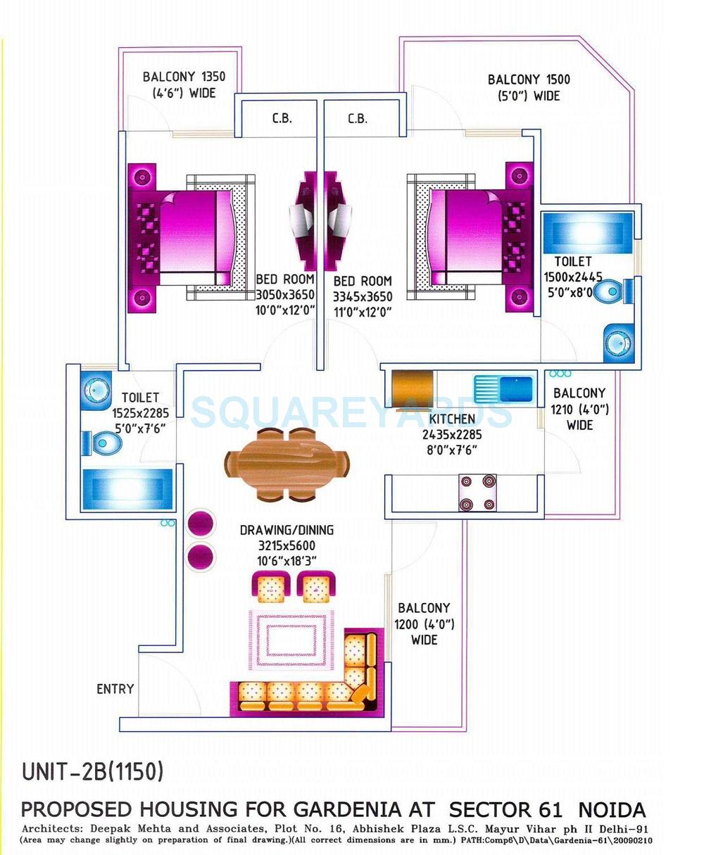 Gardenia Grace — floor plan 1