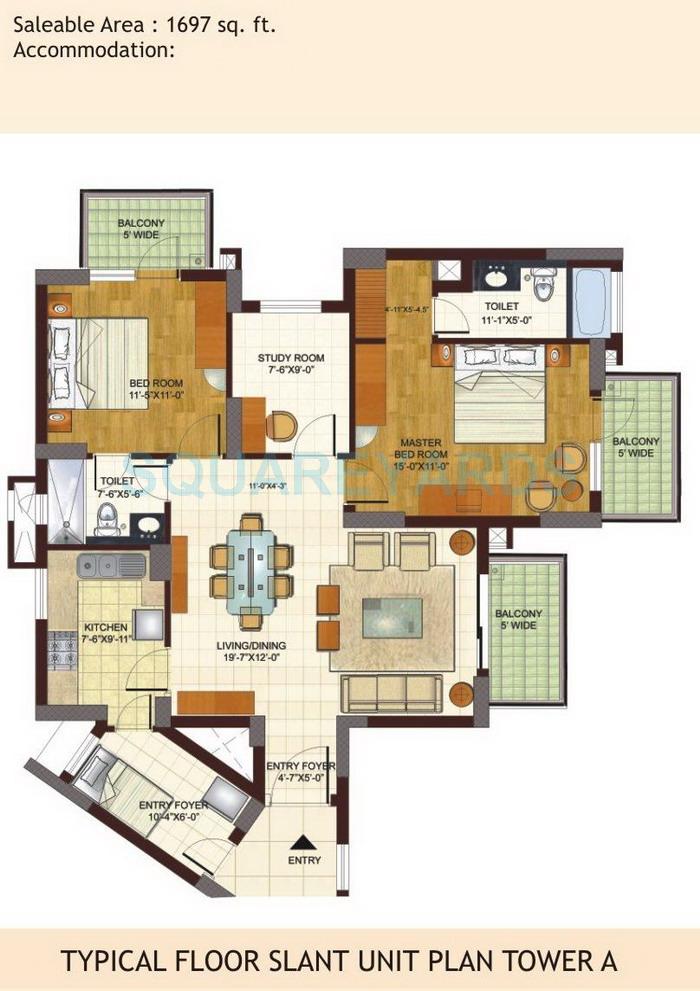 BPTP Freedom Park Life — floor plan 2