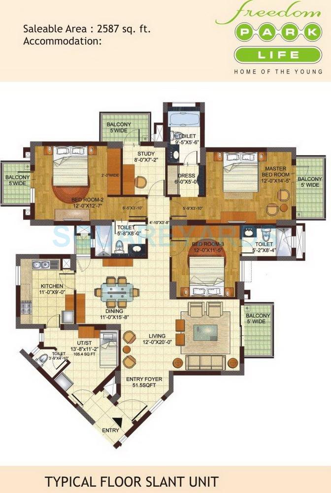 BPTP Freedom Park Life — floor plan 4