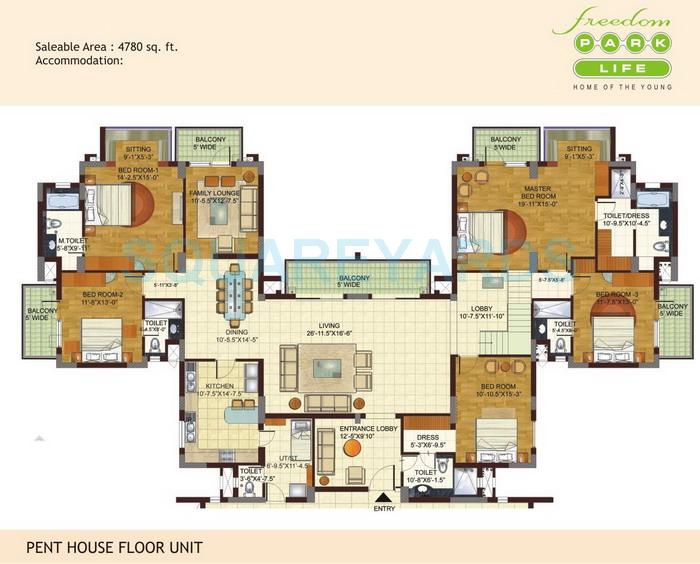 BPTP Freedom Park Life — floor plan 7