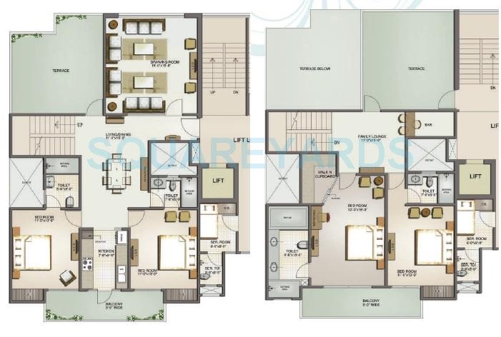 Mahagun Moderne — floor plan 2