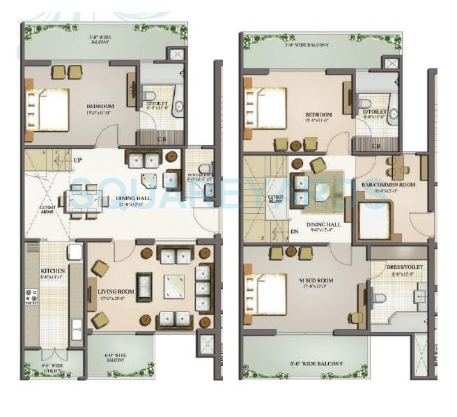 Mahagun Moderne — floor plan 1