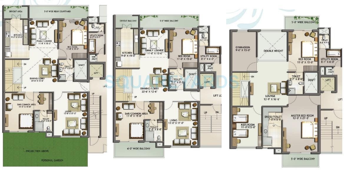 Mahagun Moderne — floor plan 3