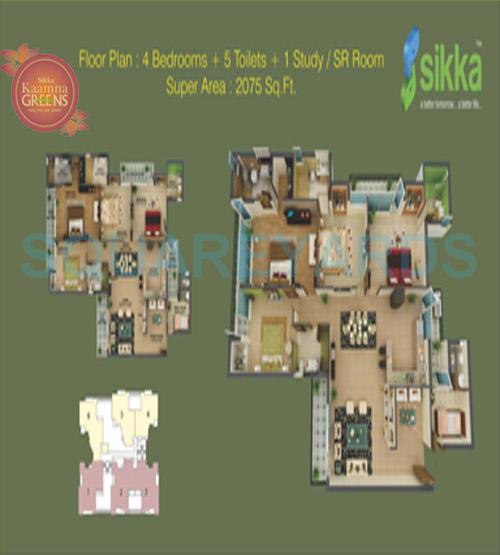 Sikka Kaamna Greens — floor plan 5