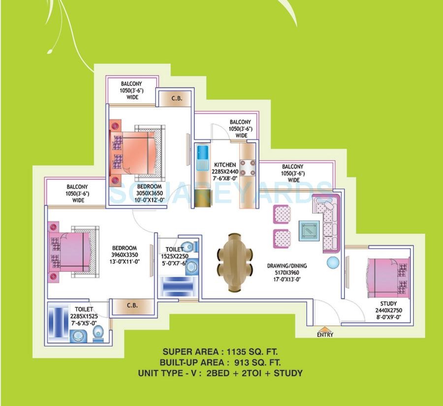 Prateek Laurel — floor plan 1