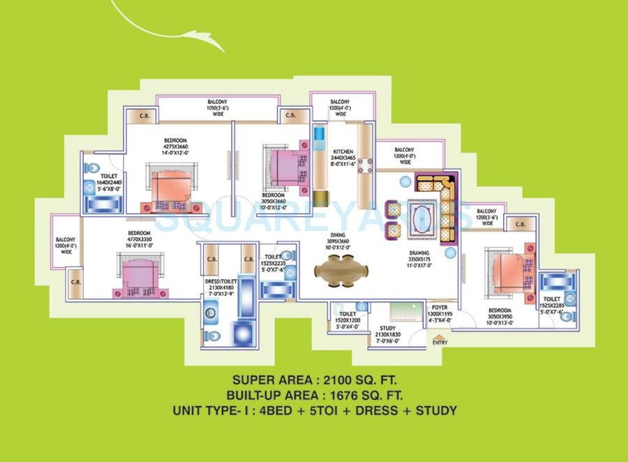Prateek Laurel — floor plan 9