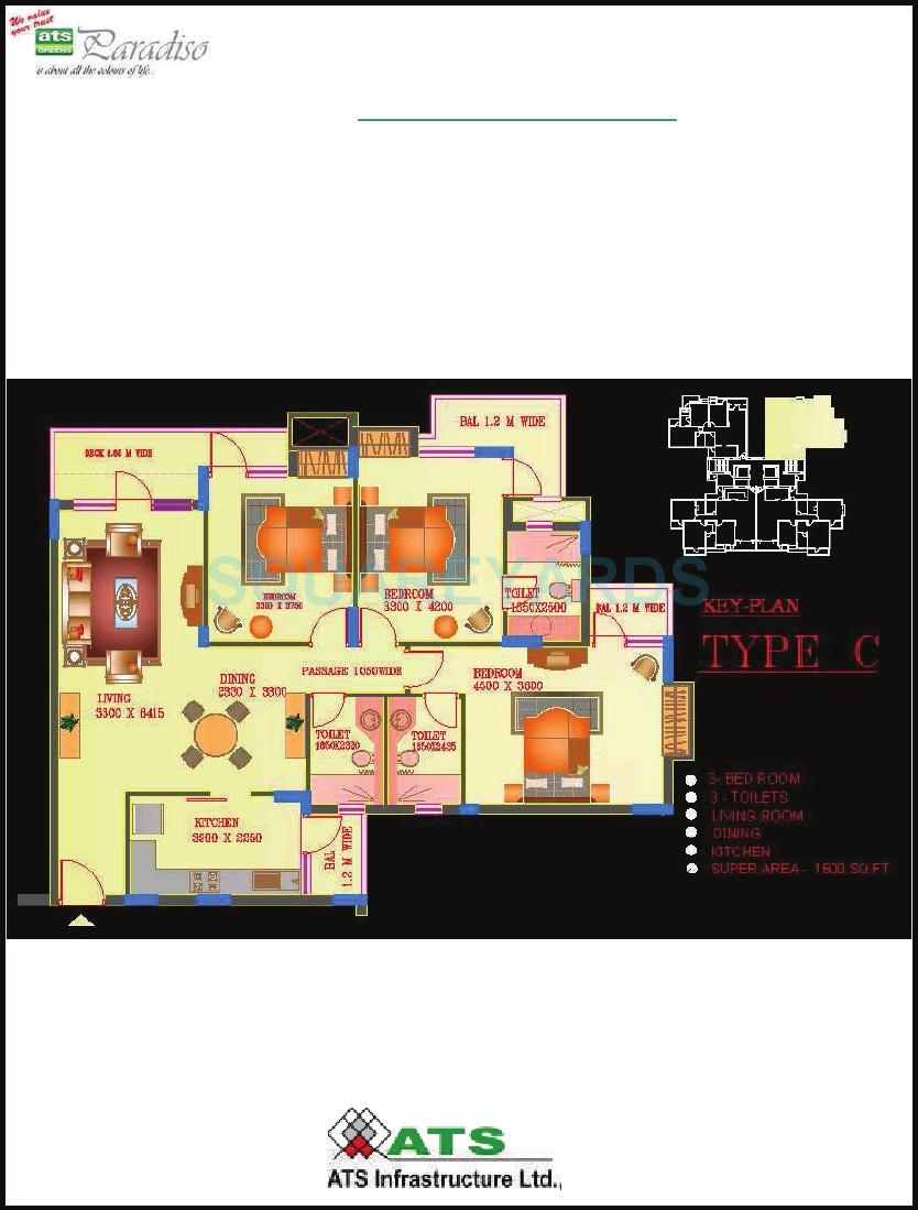 ATS Paradiso — floor plan 1