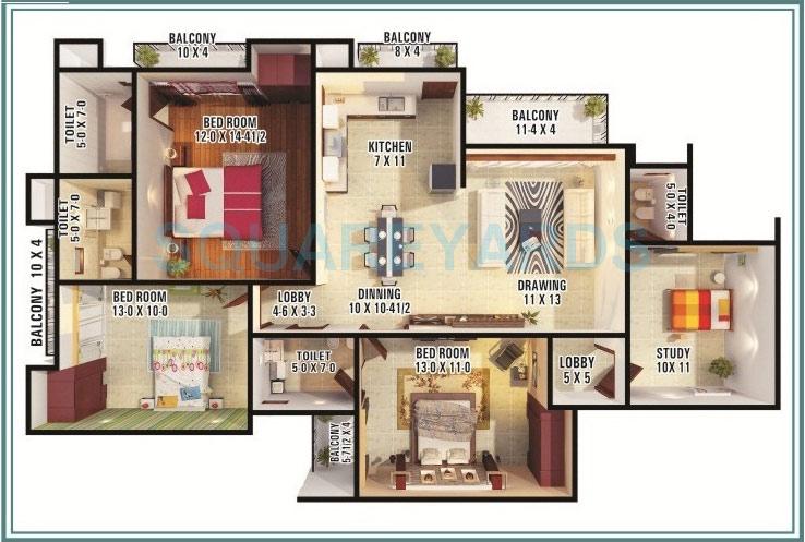 Morpheus Greens — floor plan 4