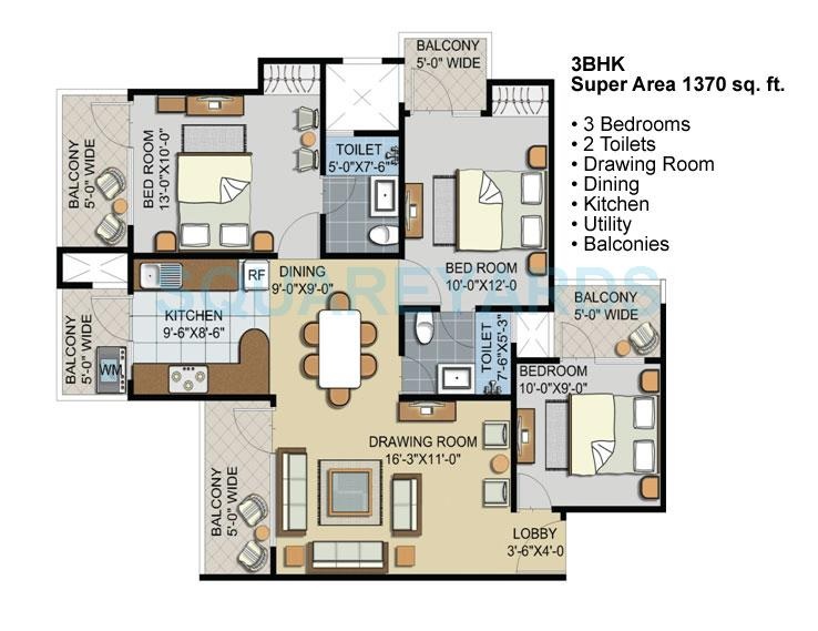 Civitech Sampriti — floor plan 2