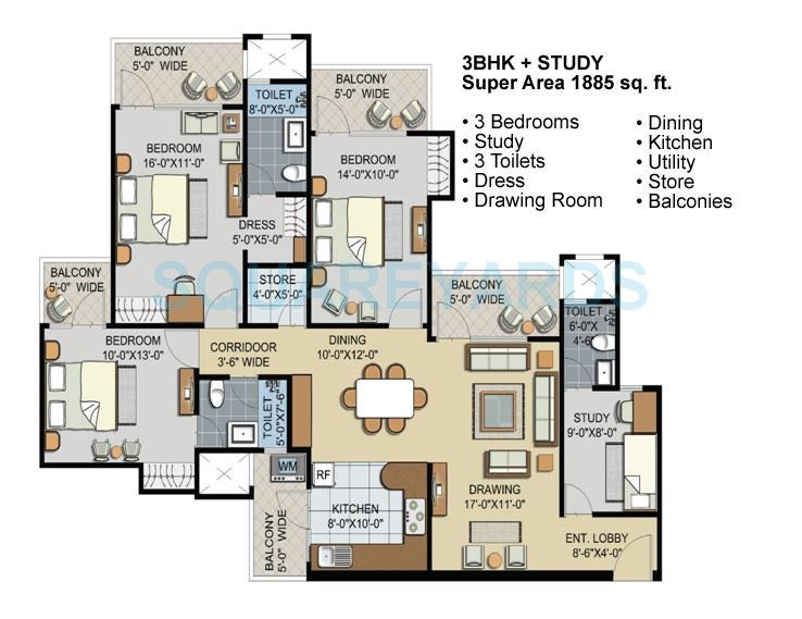 Civitech Sampriti — floor plan 4