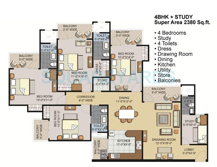 Civitech Sampriti — floor plan 5