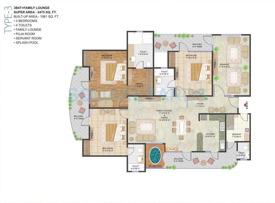 Prateek Stylome — floor plan 2