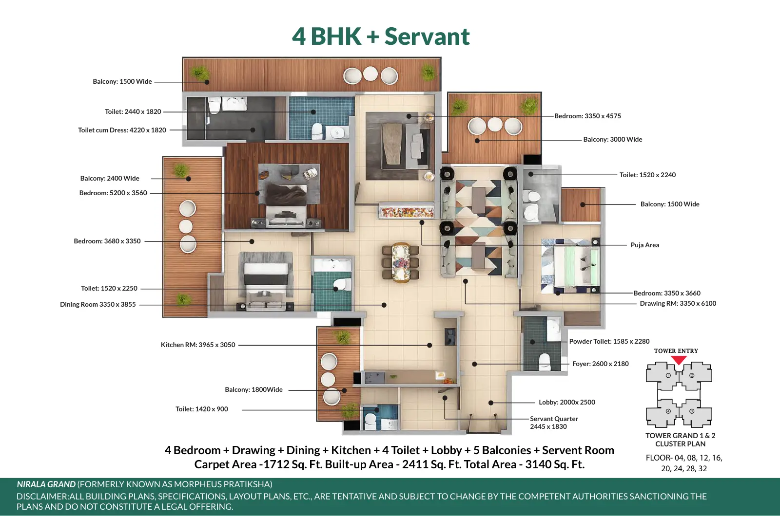 Morpheus Pratiksha — floor plan 2