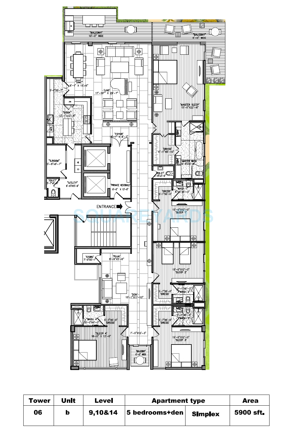 M3M Golf Estate — floor plan 8