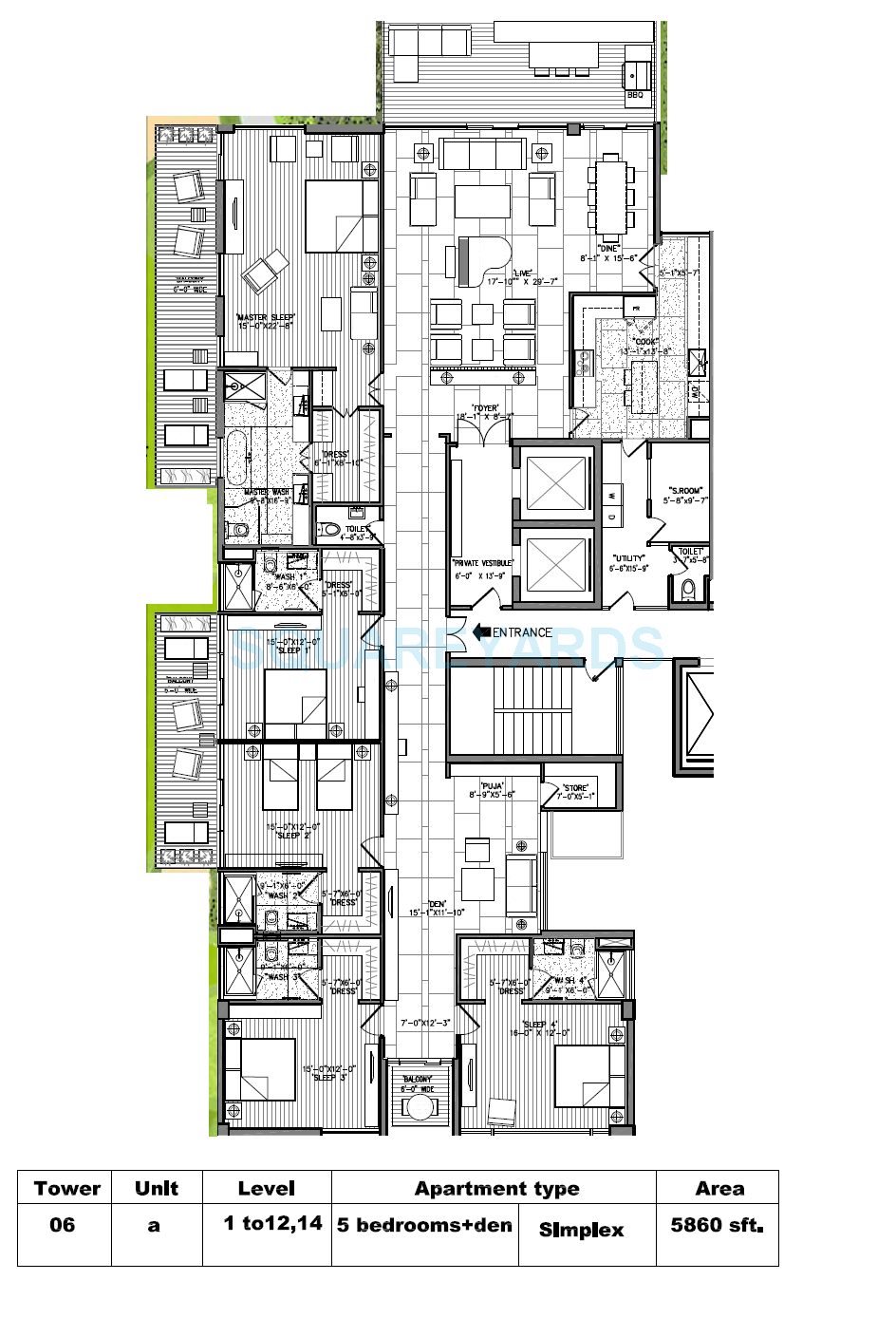 M3M Golf Estate — floor plan 9