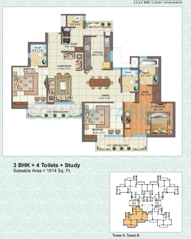 Nimbus The Golden Palm — floor plan 4