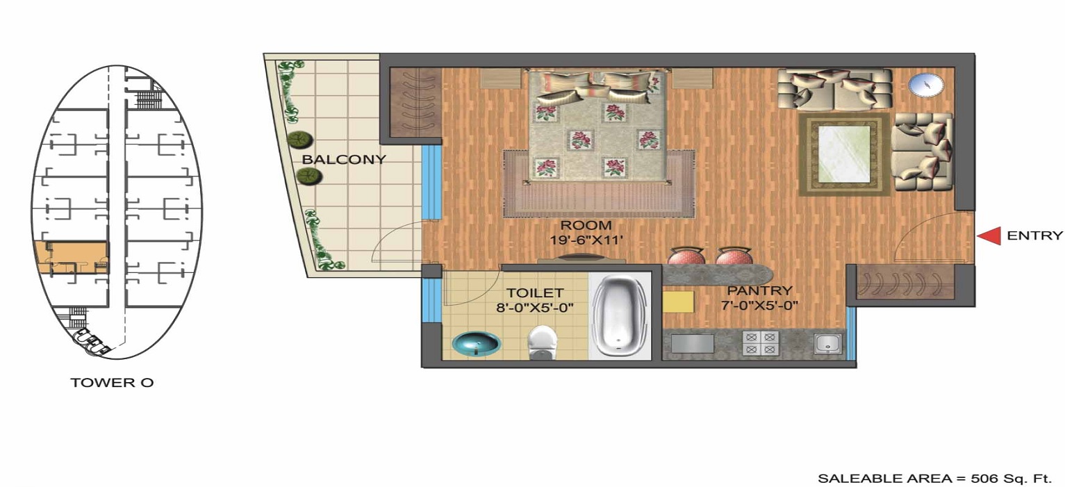 Nimbus The Golden Palm — floor plan 1