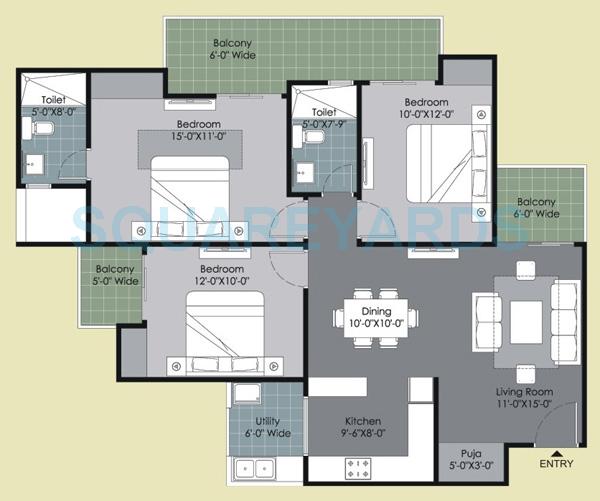 Gulshan Ikebana — floor plan 2