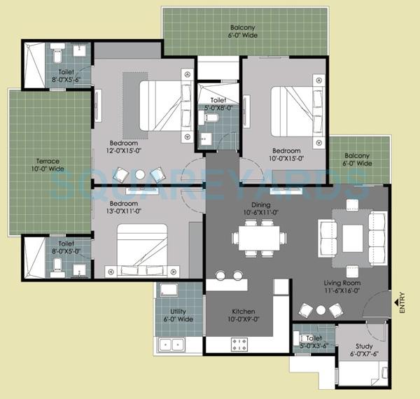 Gulshan Ikebana — floor plan 4