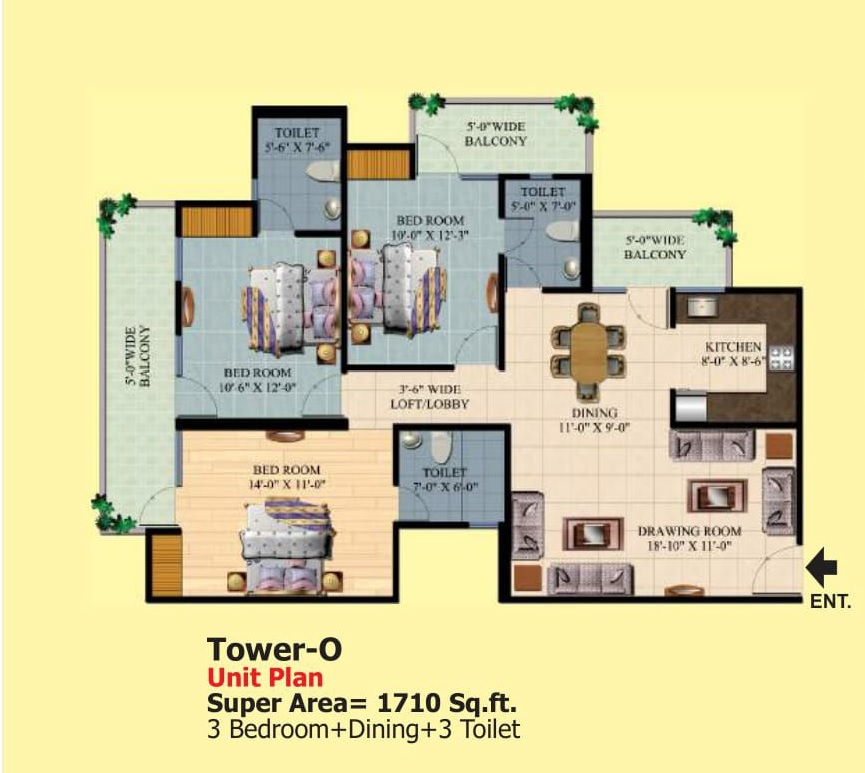Ajnara Homes — floor plan 11