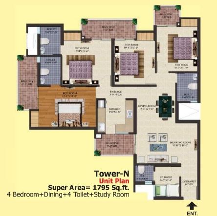 Ajnara Homes — floor plan 12