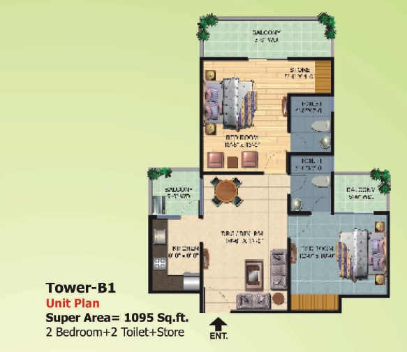 Ajnara Homes — floor plan 4