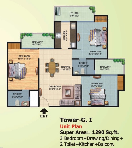 Ajnara Homes — floor plan 7