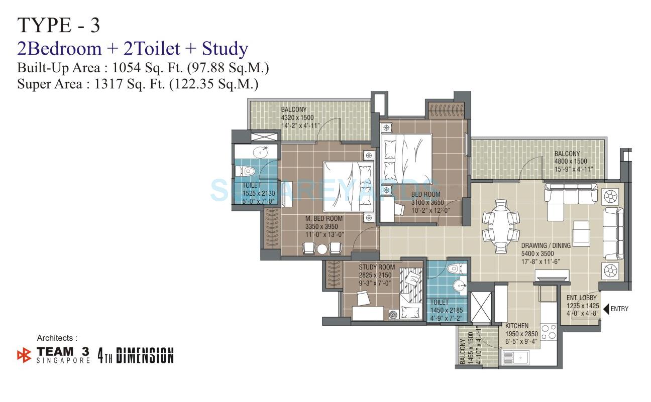 RG Residency — floor plan 4