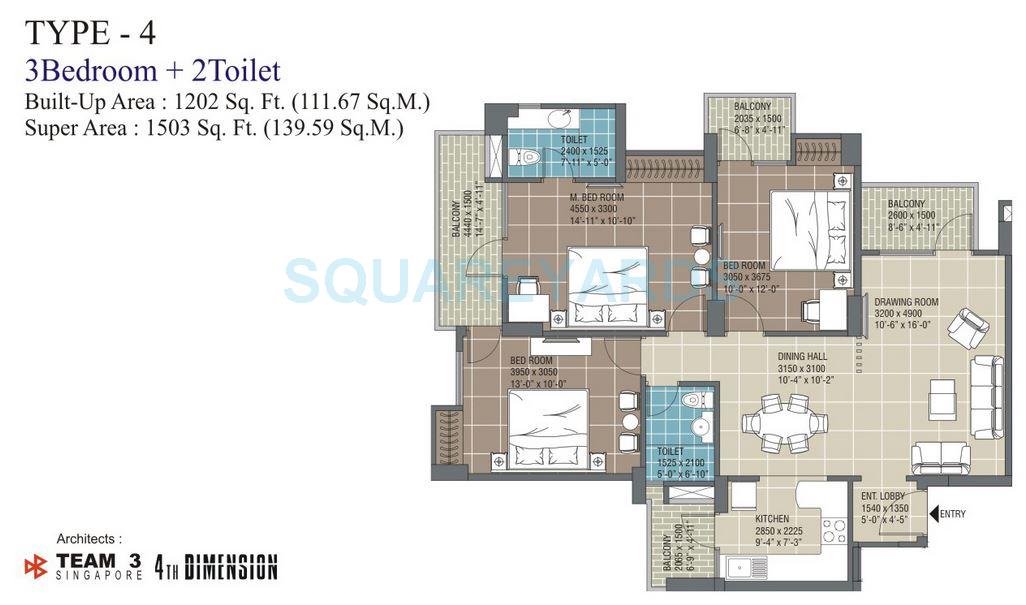 RG Residency — floor plan 6