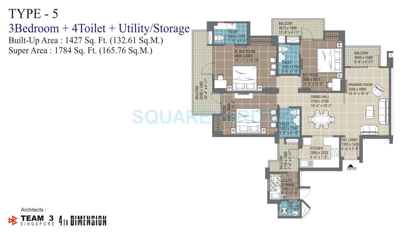 RG Residency — floor plan 7