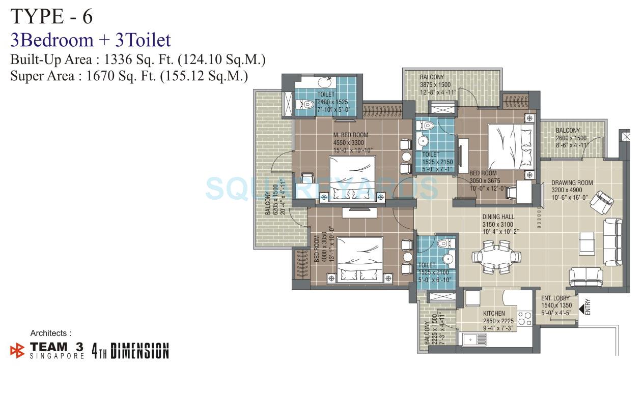 RG Residency — floor plan 8