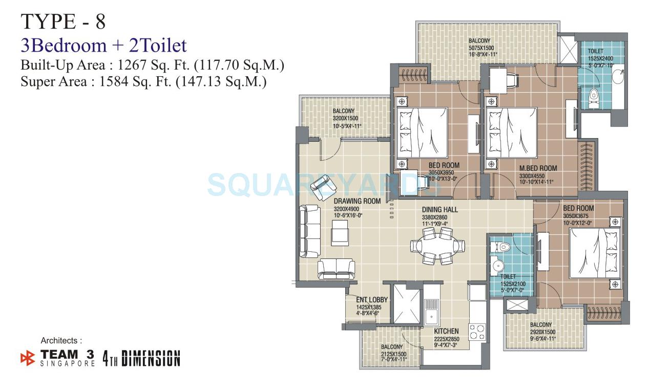 RG Residency — floor plan 9