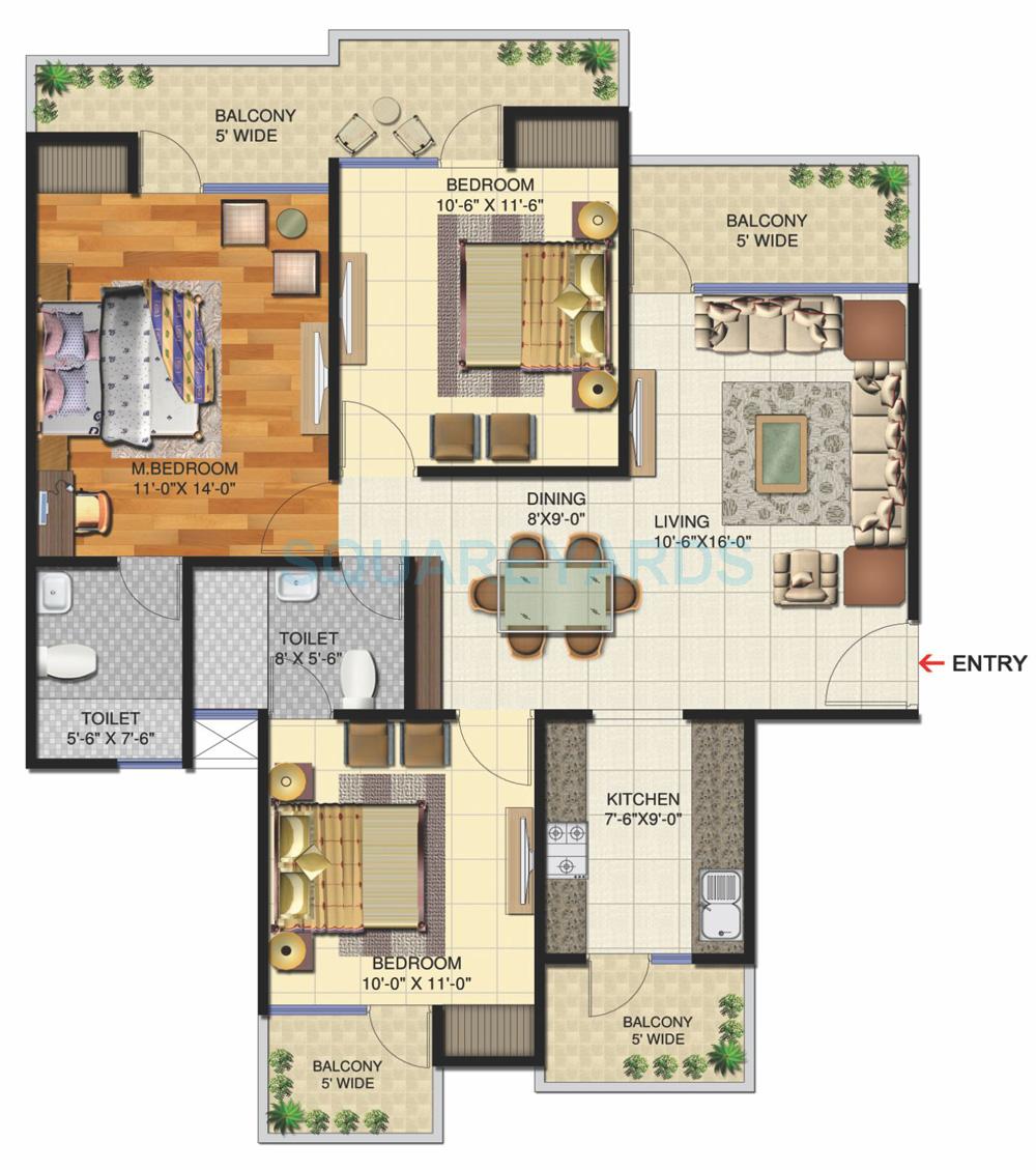 Victory Ace — floor plan 1