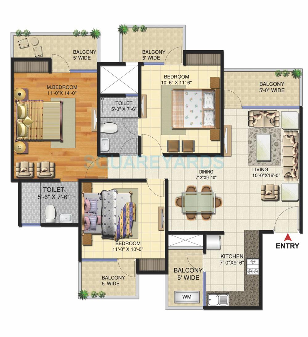 Victory Ace — floor plan 3