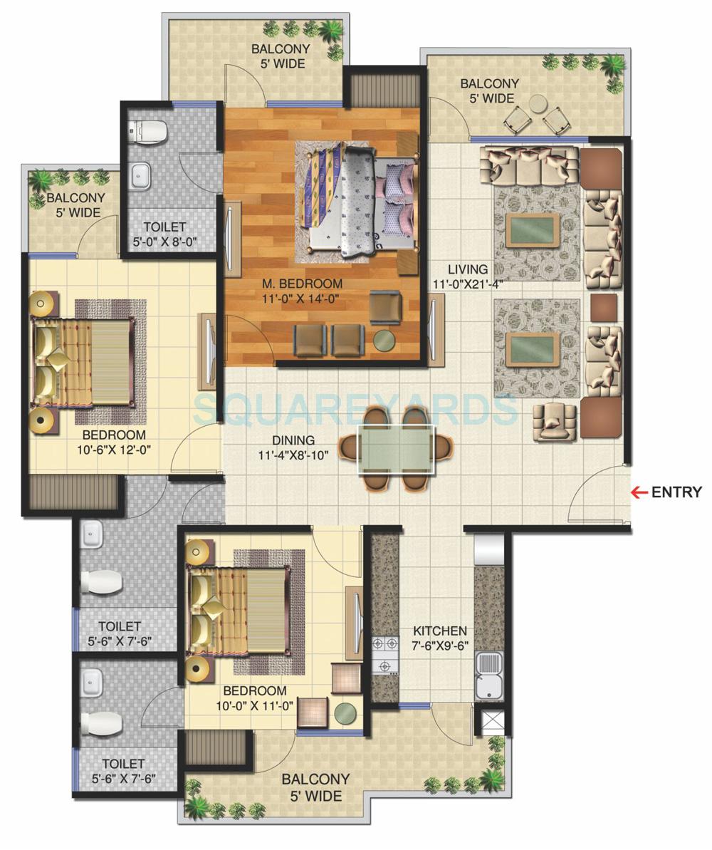 Victory Ace — floor plan 5