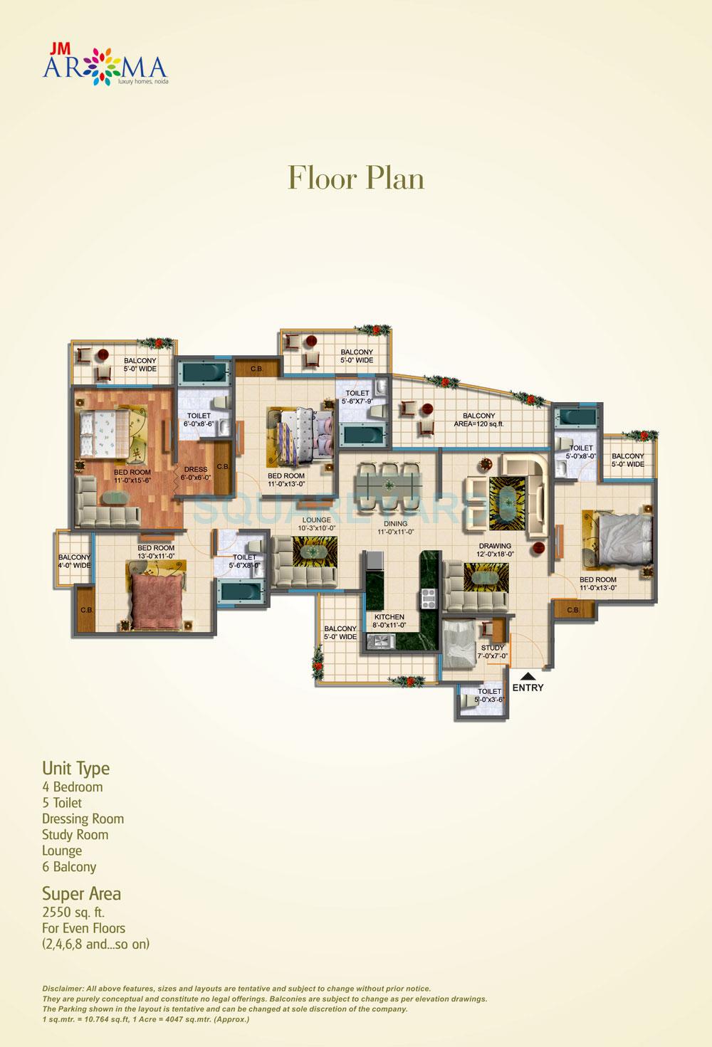 JM Aroma — floor plan 4