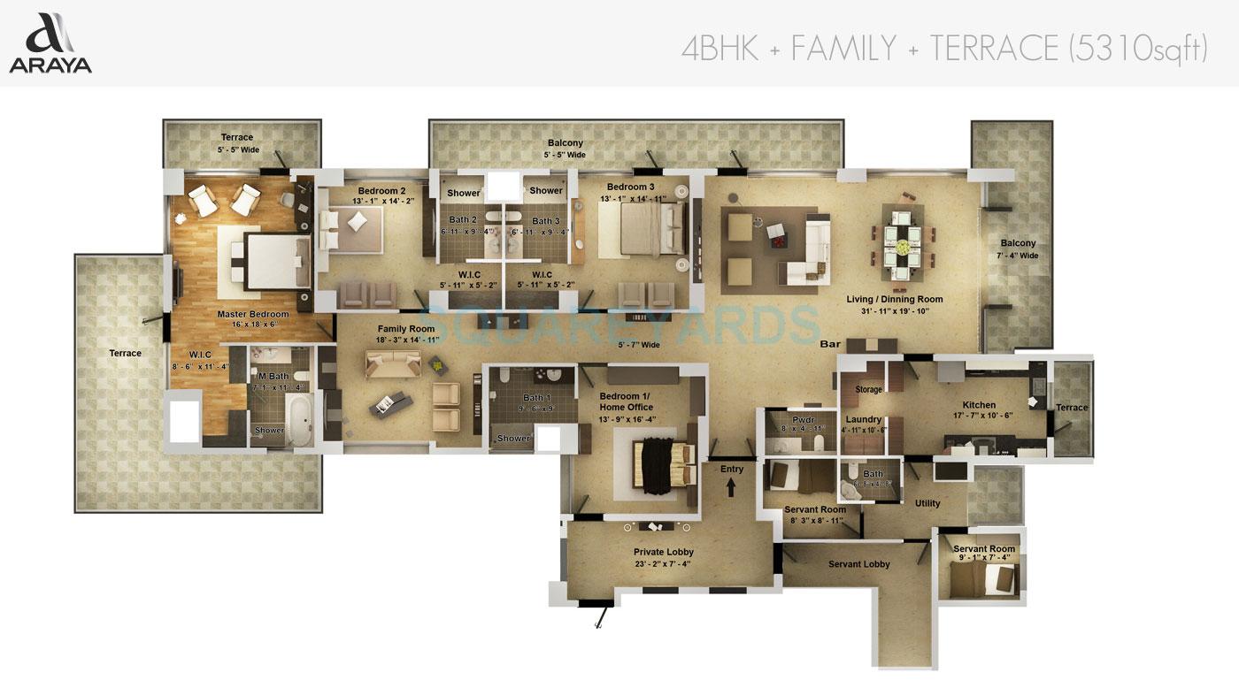 Pioneer Park Araya — floor plan 5