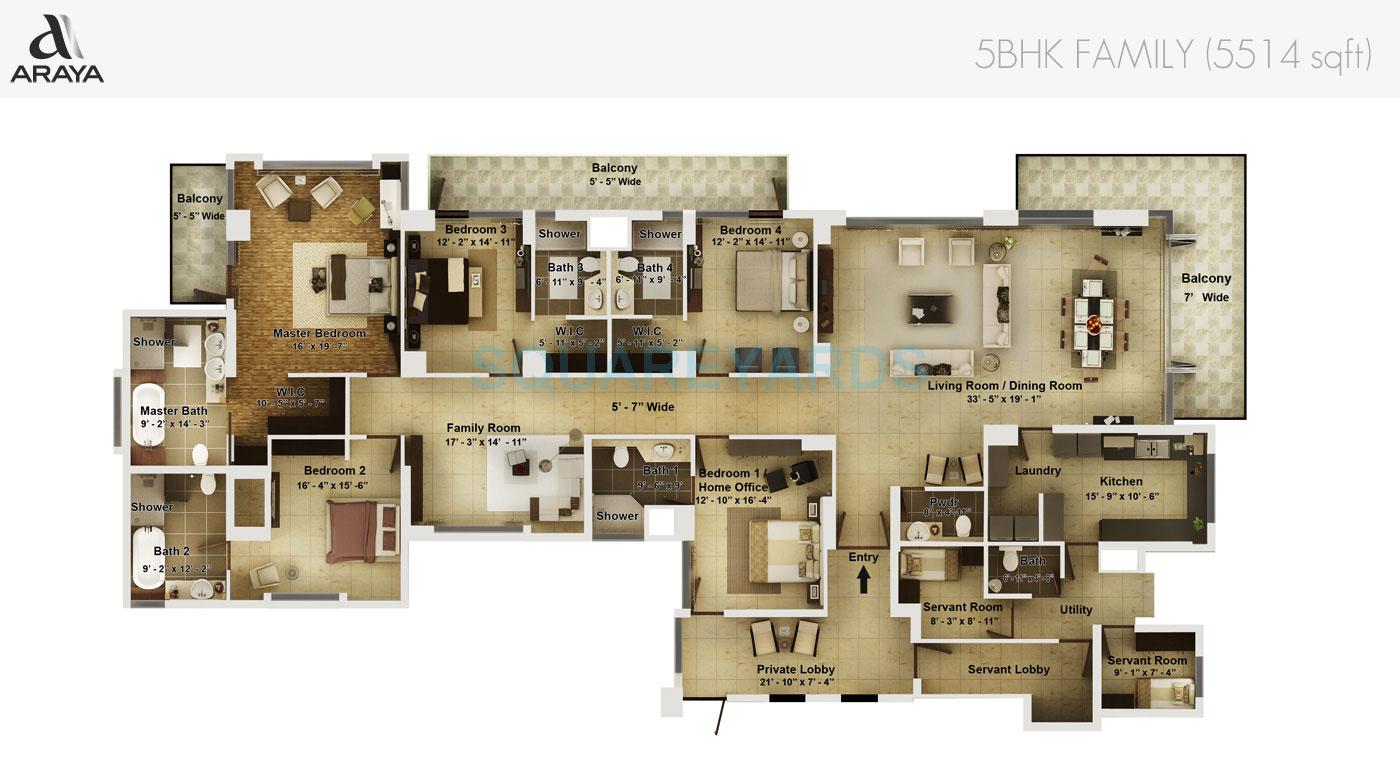 Pioneer Park Araya — floor plan 13