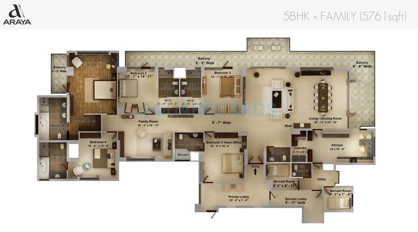 Pioneer Park Araya — floor plan 14