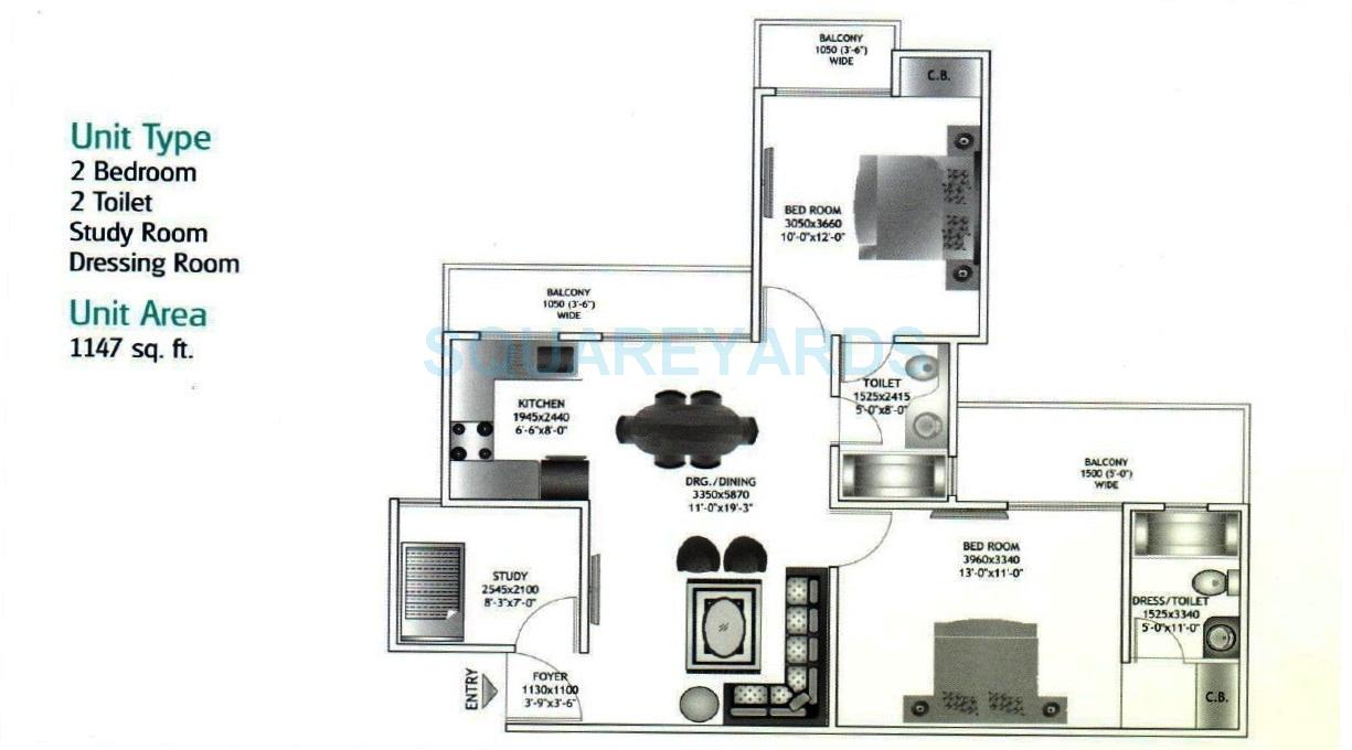 JM Orchid — floor plan 1