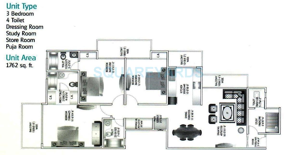 JM Orchid — floor plan 3