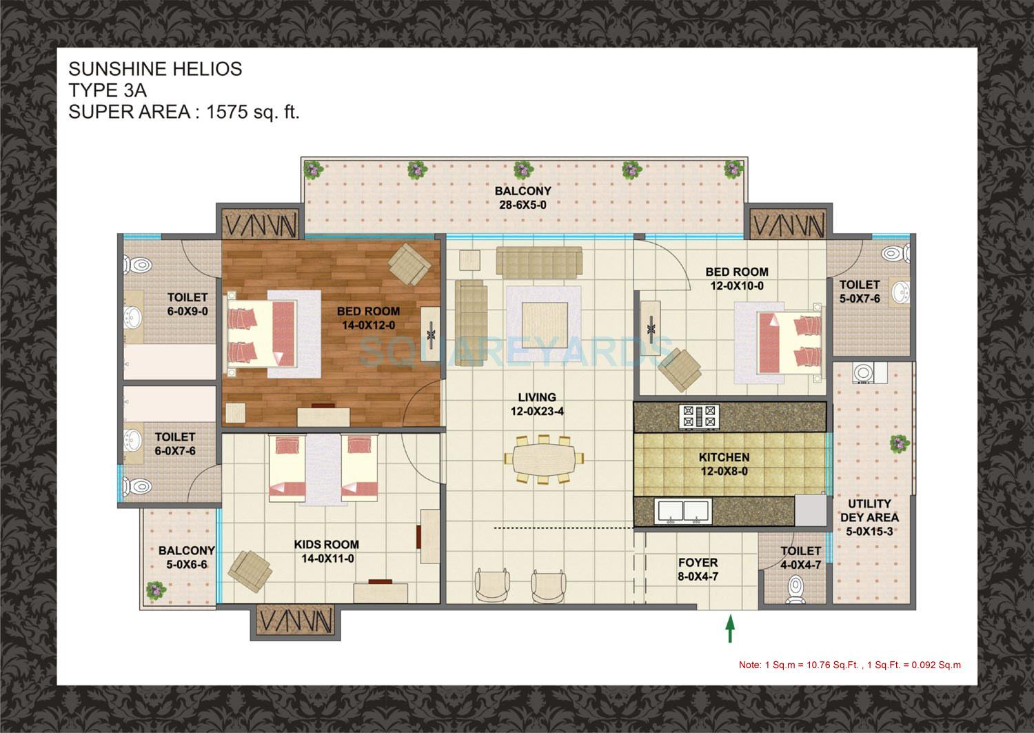 Sunshine Helios — floor plan 1