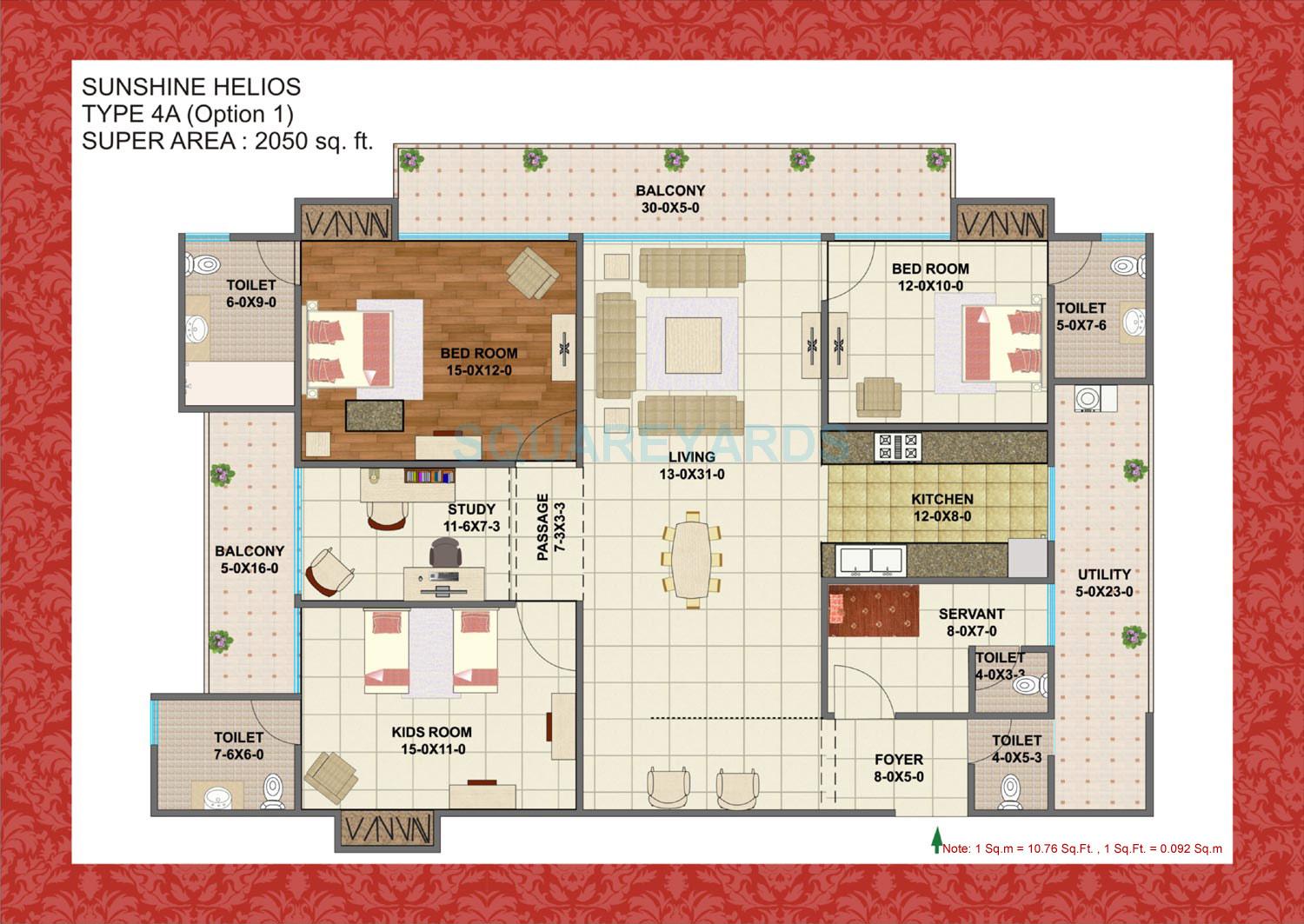 Sunshine Helios — floor plan 2