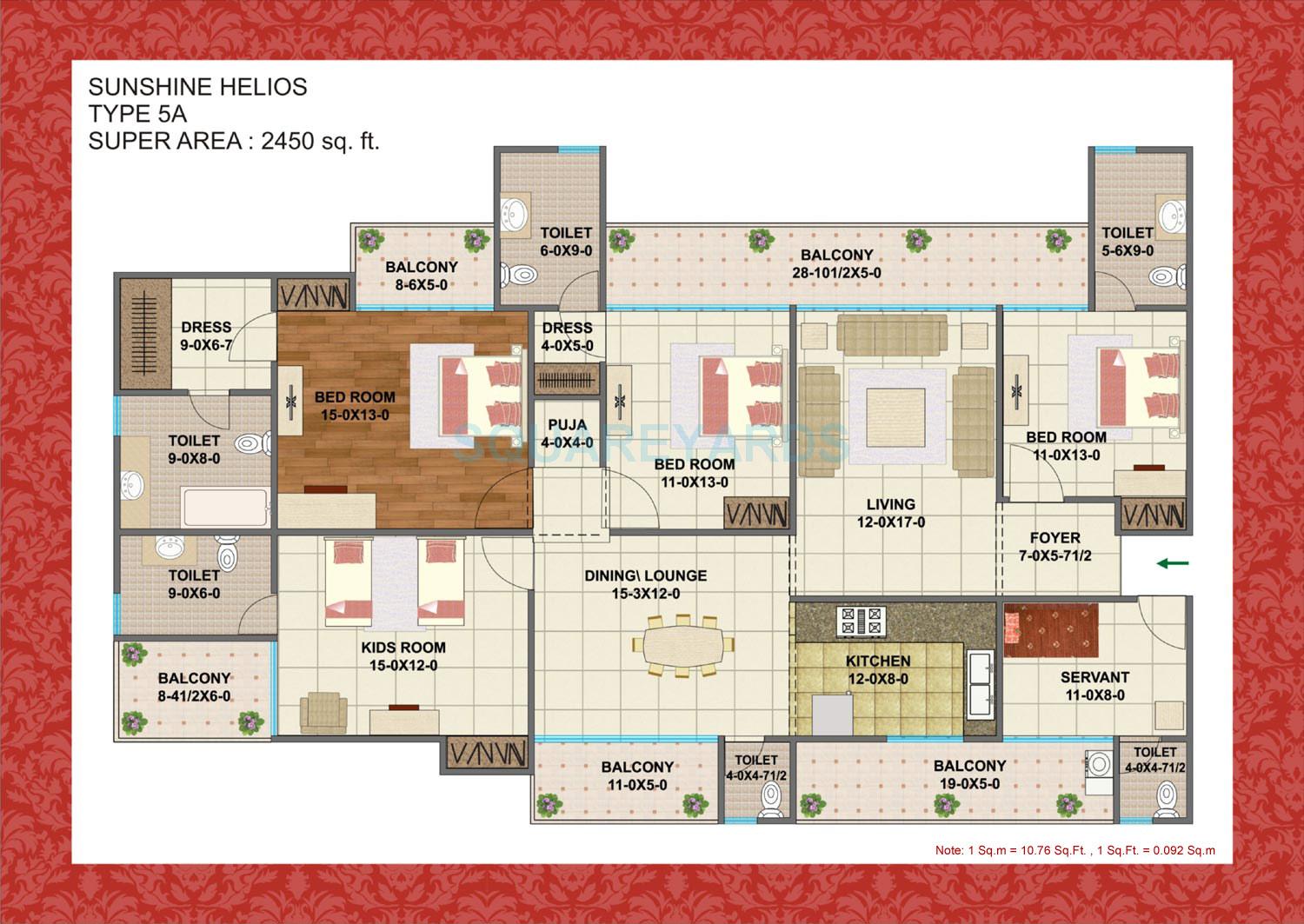 Sunshine Helios — floor plan 4