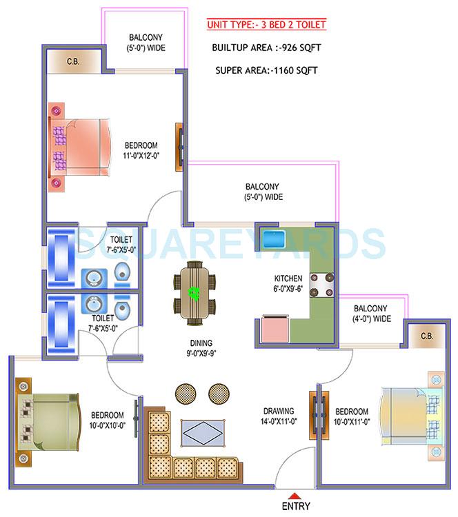 Saviour Green Arch — floor plan 3