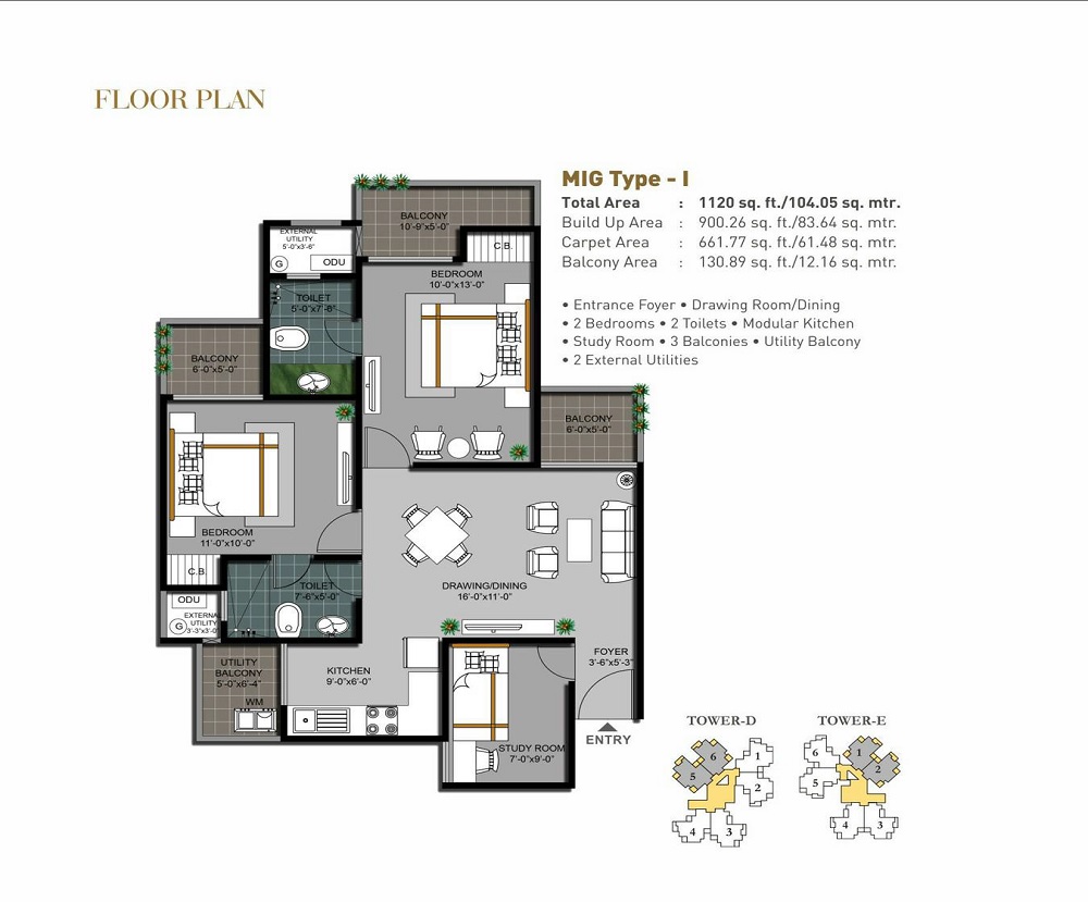 Hawelia Valenova Park — floor plan 1