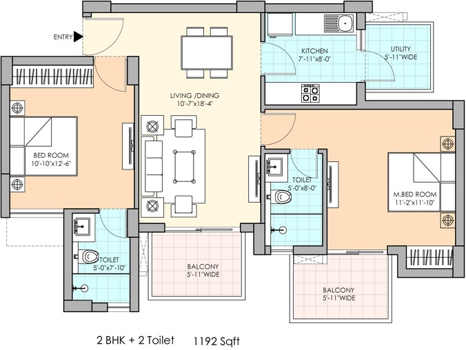 M3M Sierra — floor plan 4