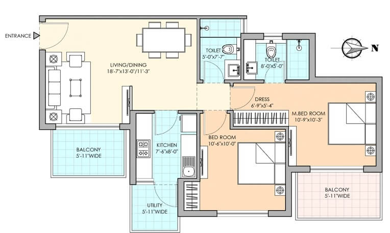 M3M Sierra — floor plan 1