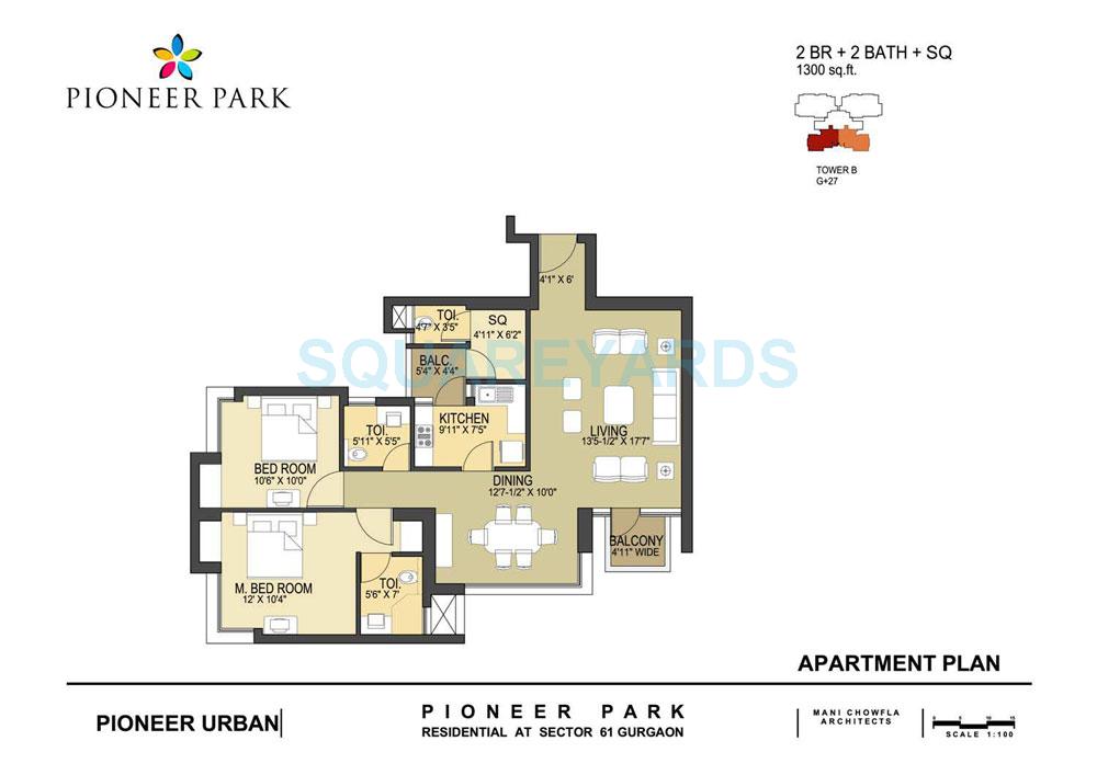 Pioneer Park Phase 1 — floor plan 1
